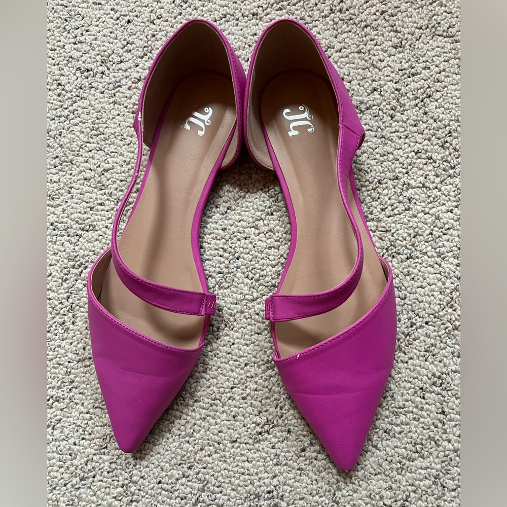Journee Collection Pink Flats Sz 11